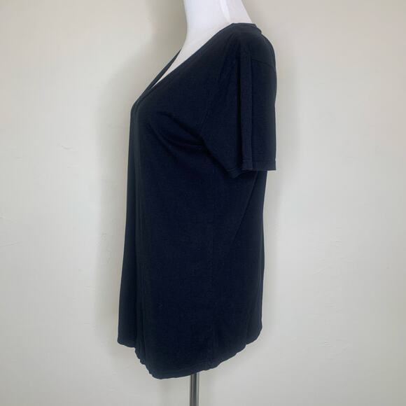 Baldwin V Neck Black T Shirt Sz Small - Picture 3 of 8